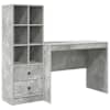 vidaXL Laud Betoonhall 145.5 x 50 x 127 cm 2 tk