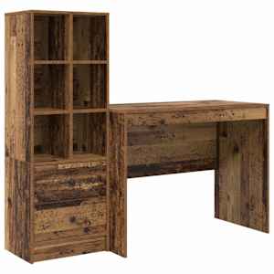 vidaXL Laud Vana puit 145.5 x 50 x 127 cm 2 tk