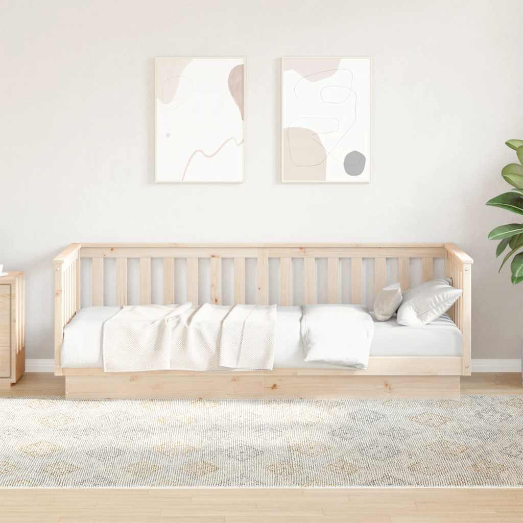 Dagbed zonder matras 90x200 cm massief grenenhout