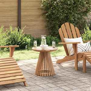 Boční stůl Hnědá 50 x 50 x 49,5 cm Pevné teakové dřevo - obrázek 1