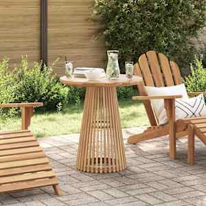 Stranska miza Rjava 70 x 70 x 75 cm Trden tikov les