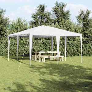 Party Stan Bílá 400 x 400 x 266 cm Polyethylen a ocel - obrázek 1