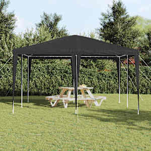 Party Stan Antracit 400 x 400 x 266 cm Polyethylen a ocel - obrázek 4