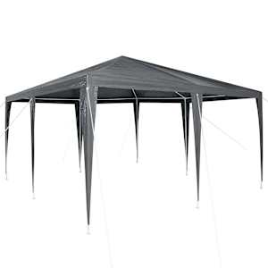 vidaXL Pidutelgid Antratsiit 400 x 400 x 266 cm Pol&uuml;et&uuml;leen ja teras