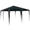 vidaXL Pidutelgid Roheline 400 x 400 x 266 cm Pol&uuml;et&uuml;leen ja teras