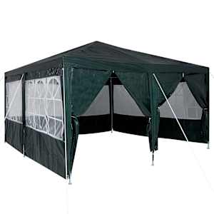 vidaXL Pidutelgid Roheline 400 x 400 x 266 cm Polyethylene