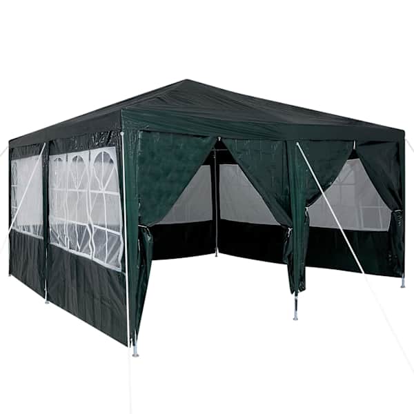 vidaXL Pidutelgid Roheline 400 x 400 x 266 cm Polyethylene