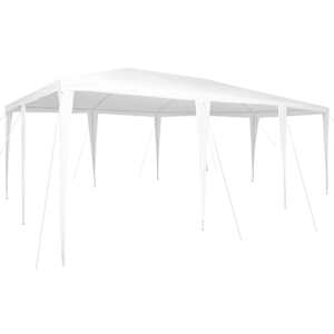 vidaXL Pidutelgid Valge 600 x 400 x 266 cm Pol&uuml;et&uuml;leen ja teras
