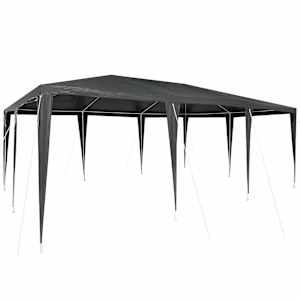 Party Stan Antracit 600 x 400 x 266 cm Polyethylen a ocel - obrázek 2