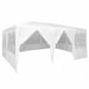vidaXL Pidutelgid Valge 600 x 400 x 266 cm Polyethylene