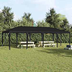 Party Stan Antracit 800 x 400 x 266 cm Polyethylen a ocel - obrázek 1