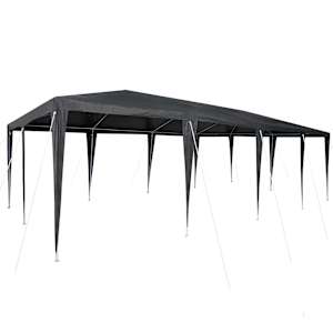 Party Stan Antracit 800 x 400 x 266 cm Polyethylen a ocel - obrázek 2