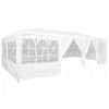 vidaXL Pidutelgid 800 x 400 x 266 cm Valge Polyethylene