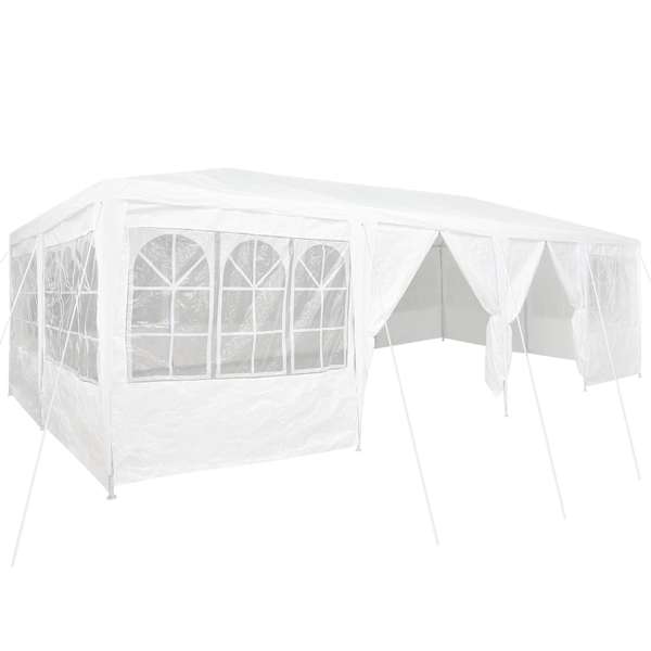 vidaXL Pidutelgid Valge 800 x 400 x 266 cm Polyethylene