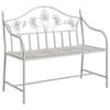 vidaXL Aiapink Antikvalge 104 x 52,5 x 89 cm Teras