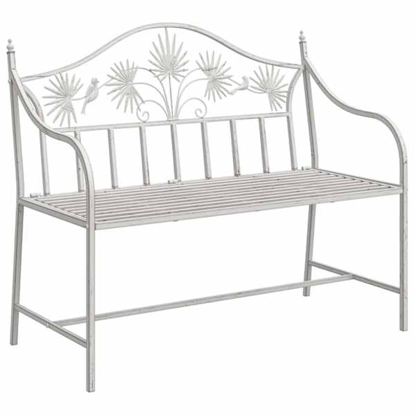 vidaXL Aiapink Antikvalge 104 x 52,5 x 89 cm Teras