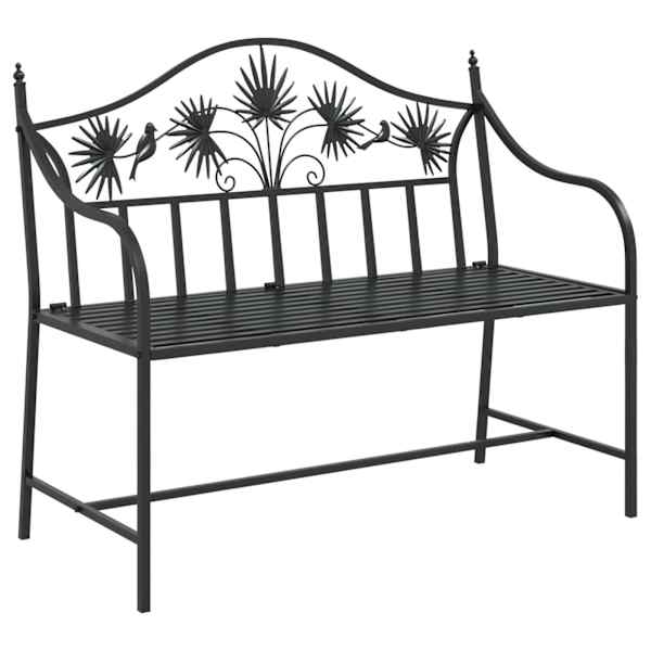 vidaXL Aiapink Must 104 x 52,5 x 89 cm Teras