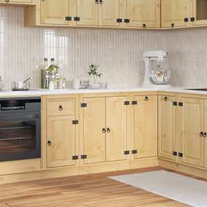 Za omarice s polico z vrati SKI Medeno Rjava 60 x 46 x 81,5 cm