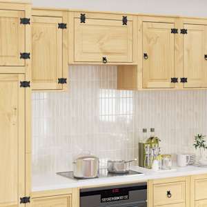 Za omarice SKI Medeno Rjava 60 x 32 x 40 cm Masivno borovo les