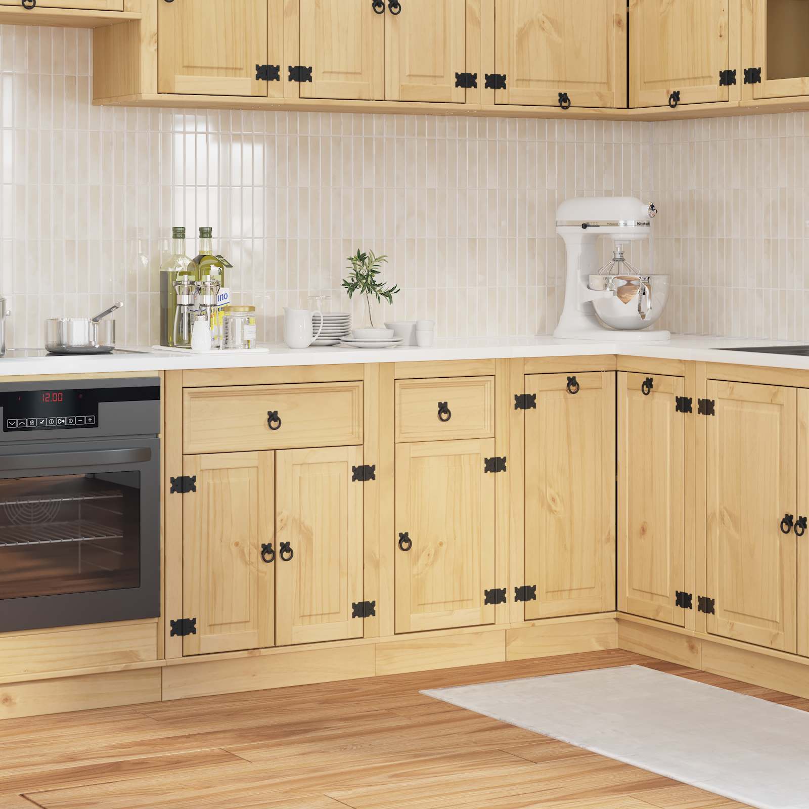 vidaXL Dulap cu sertar Miere 40 x 46 x 81,5 cm Lemn de pin masiv