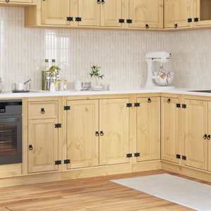 Za omarice s polico z vrati SKI Medeno Rjava 80 x 46 x 81,5 cm