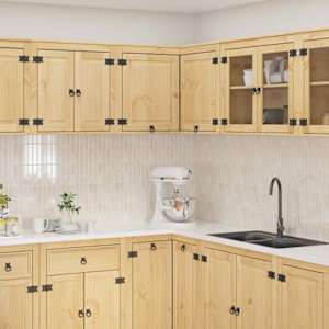 Za omarice SKI Medeno Rjava 80 x 80 x 60 cm Masivno borovo les