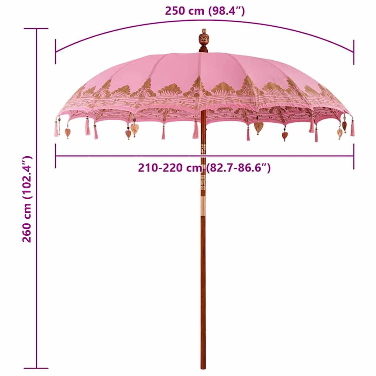 Balinesisk Parasol - Billede 8