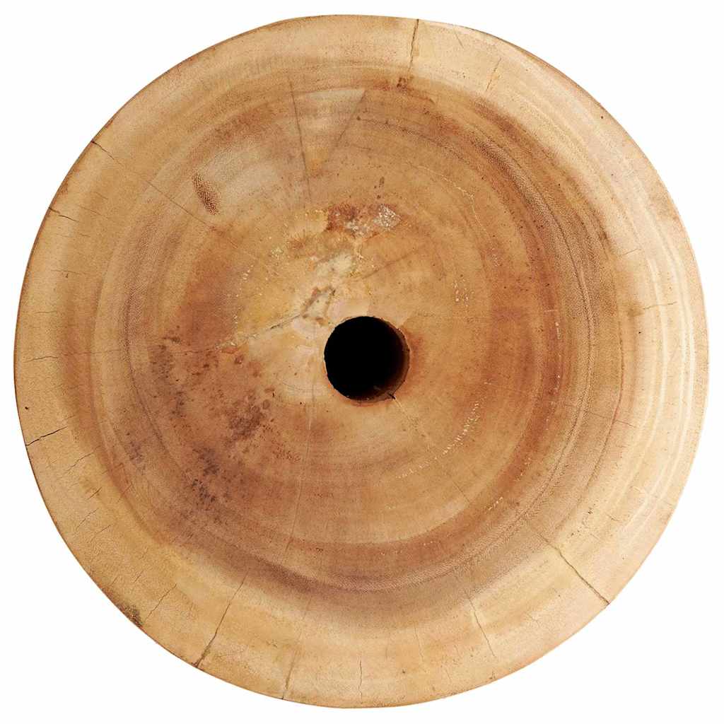 vidaXL Parasolvoet Anders Bruin Ø34 x 40 cm Massief hout