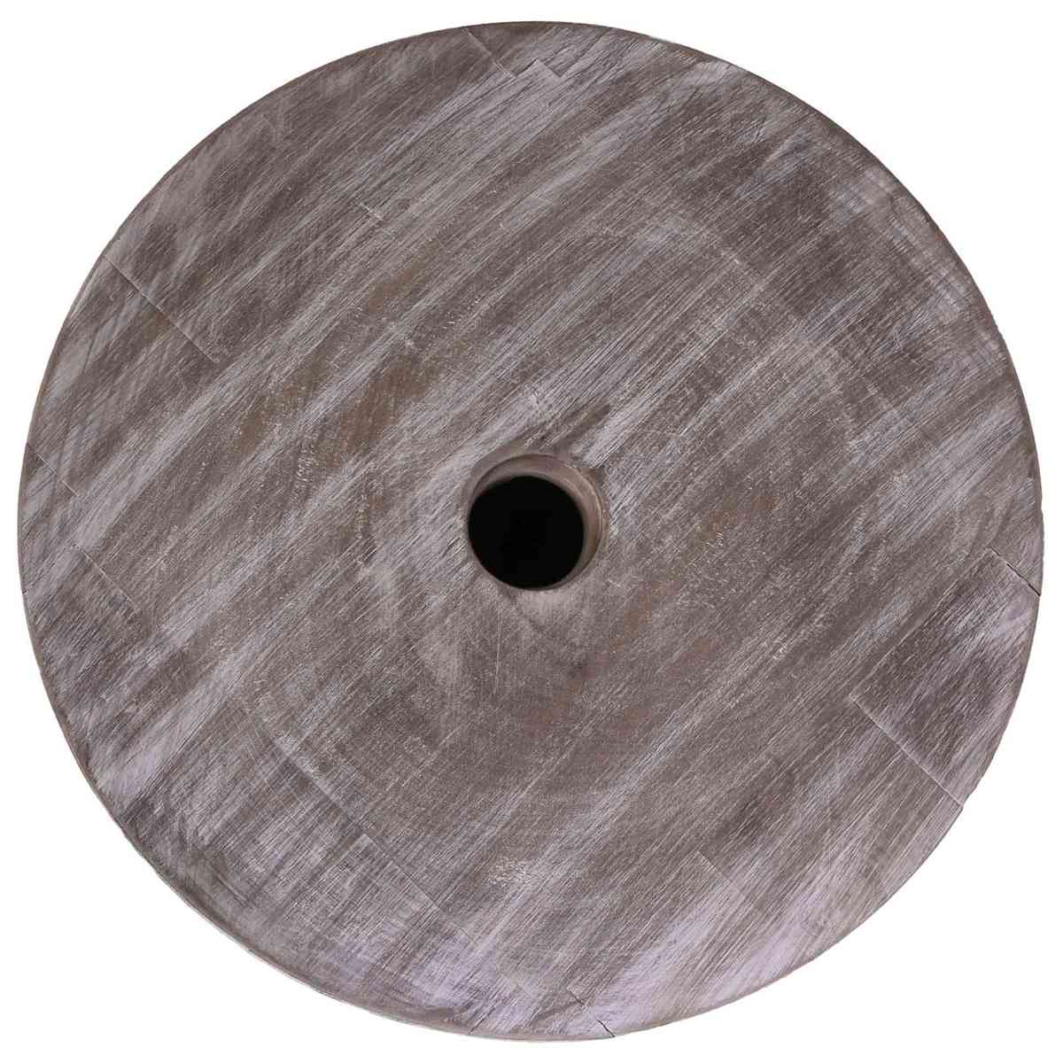 Parasolfod 23 kg Massivt træ Cylinderformet - Billede 3