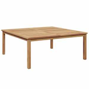 Konferenční stolek Hnědá 110 x 110 x 45 cm Pevné teakové dřevo - obrázek 7