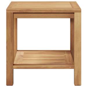 Konferenční stolek Hnědá 45 x 45 x 45 cm Pevné teakové dřevo - obrázek 5