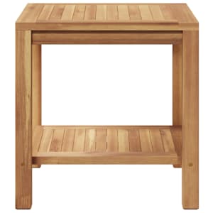 Konferenční stolek Hnědá 45 x 45 x 45 cm Pevné teakové dřevo - obrázek 6