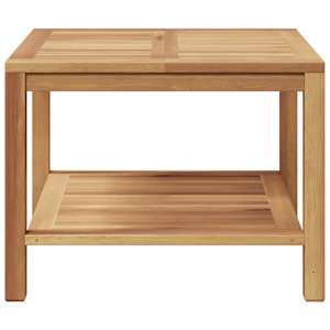 Konferenční stolek Hnědá 60 x 60 x 45 cm Masivní teakové dřevo - obrázek 5