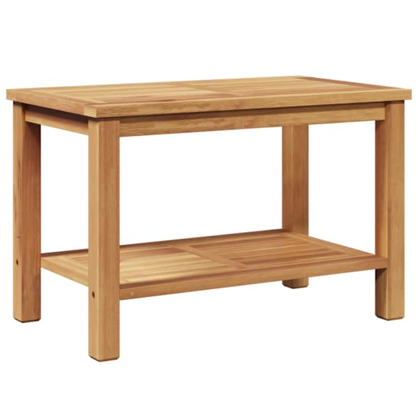 vidaXL Kohvilaud ladustamisega Pruun 70 x 40 x 45 cm Tugev teakpuit