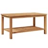 vidaXL Kohvilaud ladustamisega Pruun 90 x 50 x 45 cm Tugev teakpuit