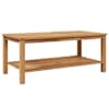 vidaXL Kohvilaud ladustamisega Pruun 110 x 55 x 45 cm Tugev teakpuit