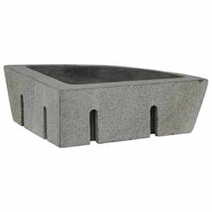 Umyvadlo Šedá (38-45) x (38-45) x 12 cm Říční kámen - obrázek 4