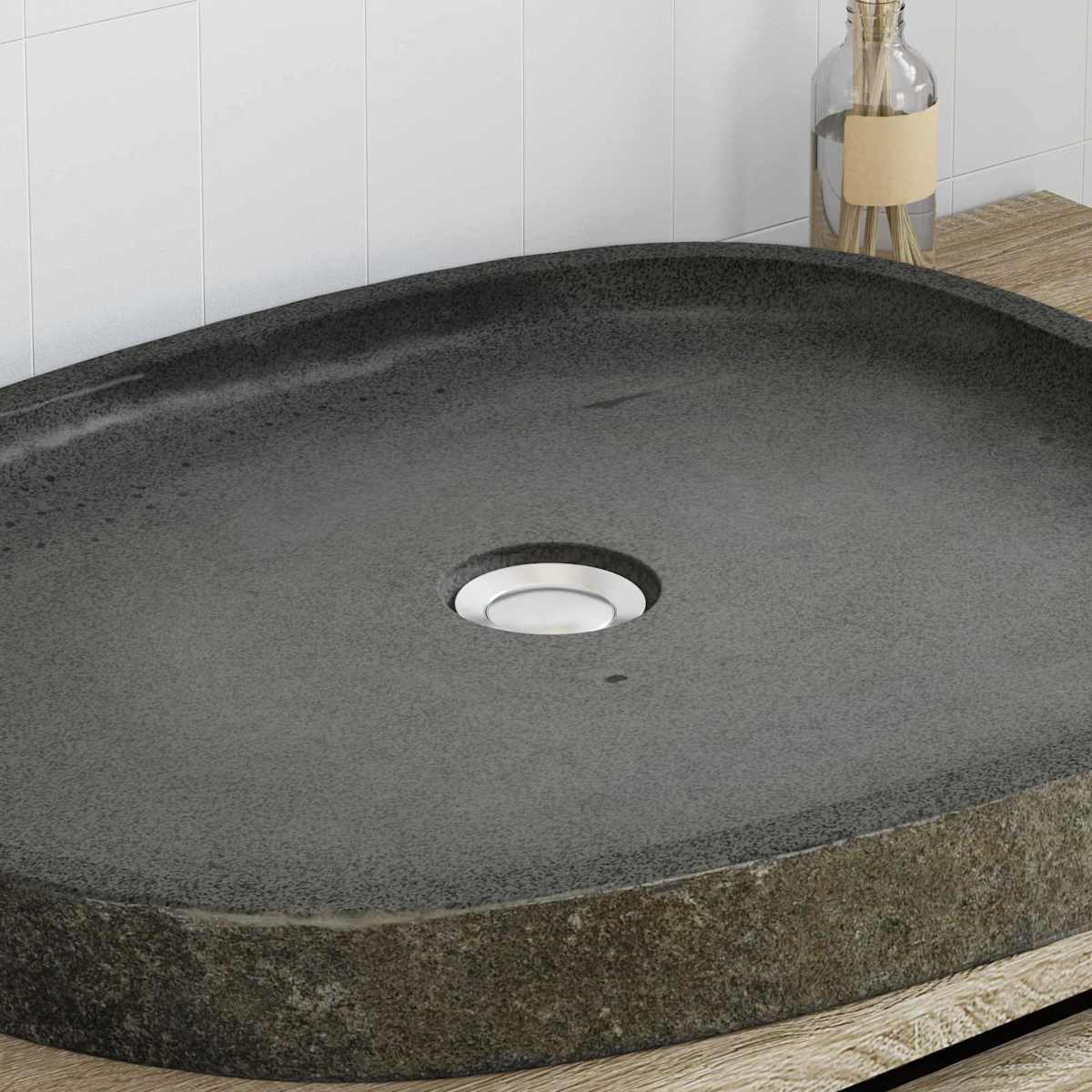 Vask Basin Grå 65 x 50 x 6 cm River Stone - Billede 4