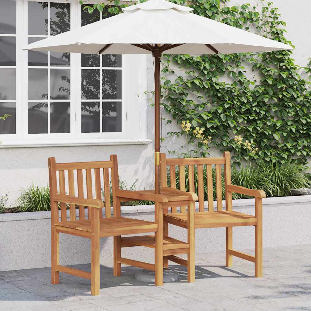 Outdoor столчета Кафяво 152 x 63 x 89 см Тиково дърво масив