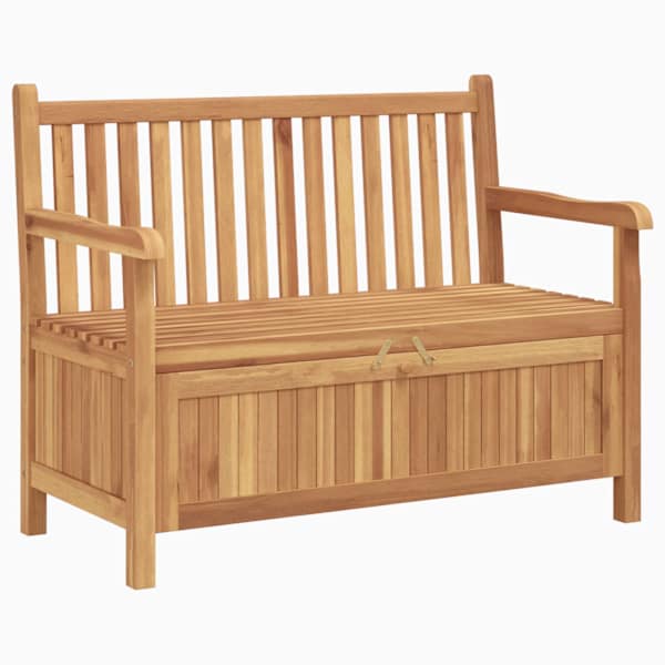 vidaXL Aiapink ladustamisega uksega 114 x 60 x 90 cm Tugev teakpuit