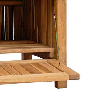lavice s úložištěm Hnědá 180 x 60 x 90 cm Pevné teakové dřevo - obrázek 9
