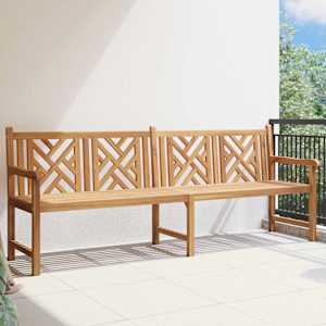 lavice Hnědá 228 x 60 x 90 cm Pevné teakové dřevo - obrázek 3