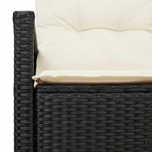 Zahradní sofa s polštářem 120 x 62 x 69 cm polyratan - obrázek 7