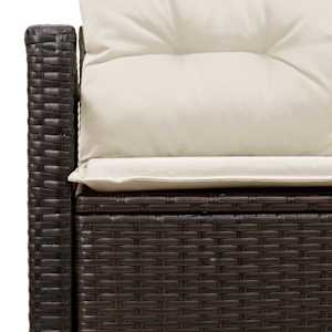 Zahradní sofa s polštářem 120 x 62 x 69 cm polyratan - obrázek 7