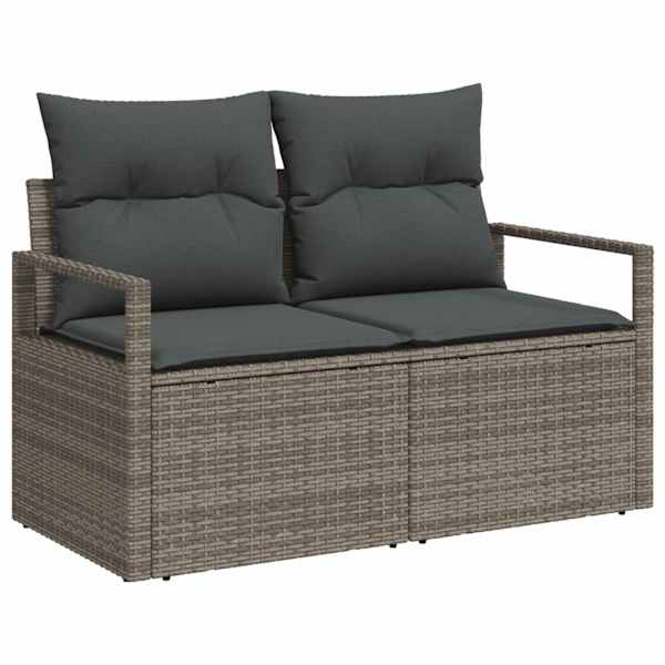 vidaXL Aia diivan padjaga 120 x 62 x 69 cm pol&uuml;rotang