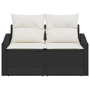 Zahradní sofa s polštářem 123 x 62 x 69 cm polyratan - obrázek 5
