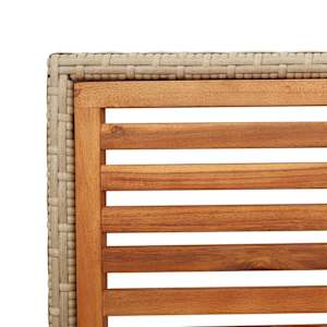 Zahradní stohovatelné židle 2 pcs Hnědá a béžová - obrázek 8