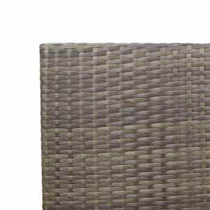 Zahradní stohovatelné židle 2 pcs Šedá a hnědá - obrázek 8