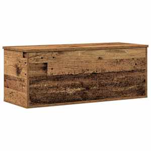 Úložná krabice Staré dřevo 90 x 35 x 35 cm kompozitní dřevo - obrázek 2