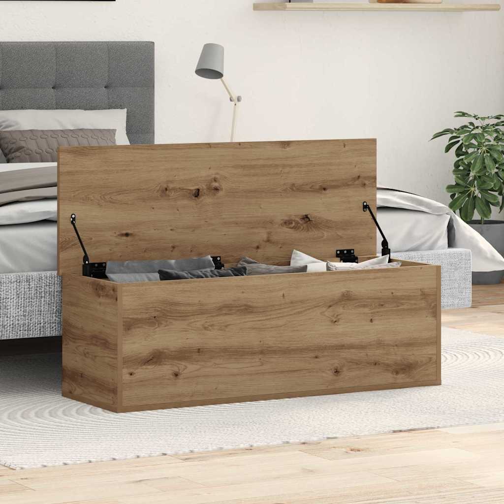 Úložný box Artisan Oak 102x35x35 cm Zložený z drevotriesky 868721